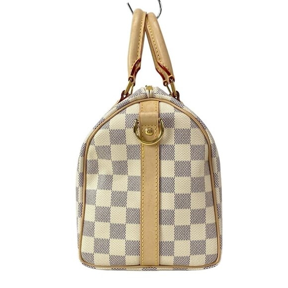 Auth LOUIS VUITTON Speedy Bandouliere 25 N40608 Azur Damier RFID : confirmed - Picture 6 of 15